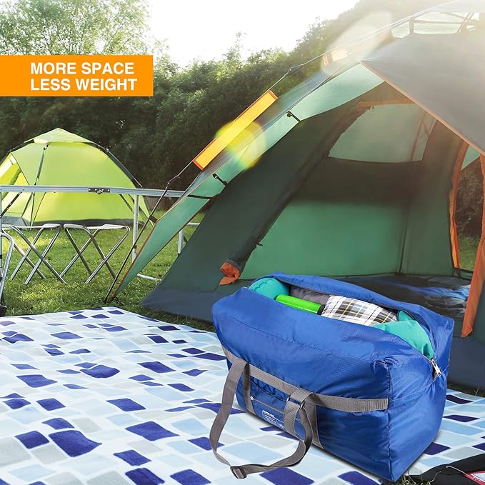 REDCAMP Foldable Travel Bag, Large Sports Bag, 75L/96L/100L, Lightweight Waterproof Tote Bag