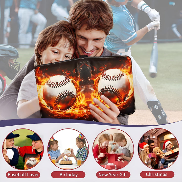 Baseball Card Binder 4 Pocket, 440 Sleeves Baseball Binder for Trading Cards Collection, Baseball Card Organizer, 3 Ring Storage Book, Small Trading Card Album Mini Case, Collector Sports Cards Holder