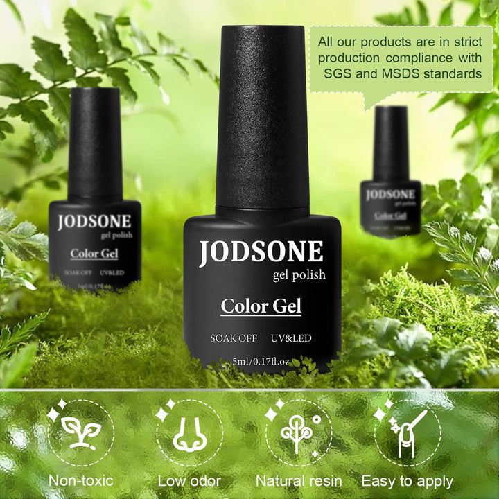 23-Piece Colorful Gel Nail Polish Kit | Classic Matte & Glossy Top Coats
