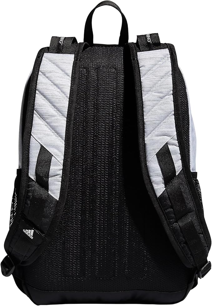 adidas Prime 6 Backpack, Two Tone White/Black, One Size