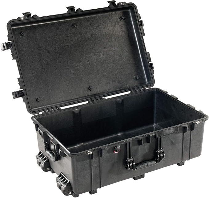 Pelican 1650 Rolling Case No Foam (Black)