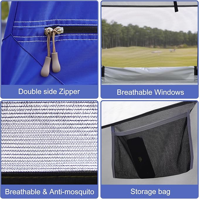 Outdoor Shower Tent Changing Room Privacy Portable Camping Shelters