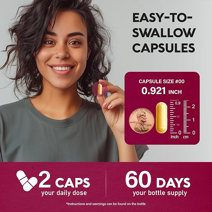 Vitamin B Complex for Men & Women - Made in USA - B-Complex: B1, B2, B3, B5, B6, B7, B8, B9, B12 with Vitamin C, Choline, Inositol - Energy, Brain & Heart Support Supplement, 120 Vegan Capsules