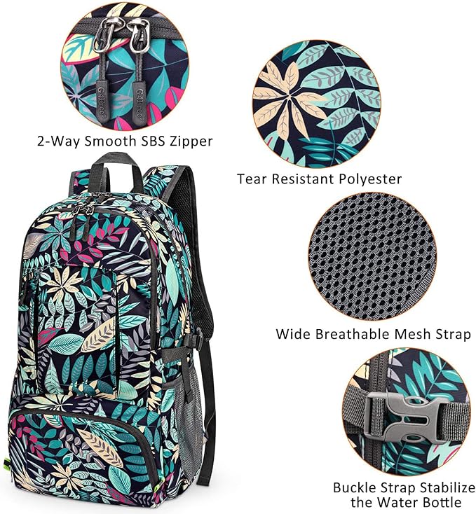 G4Free 40L Lightweight Packable Hiking Backpack, Waterproof Travel Daypack