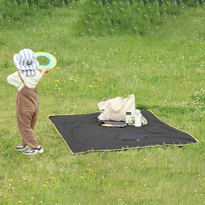 TRIWONDER Hammock Rain Fly Waterproof Tarp Camping Tent Footprint Ground Cloth Backpacking Tarp Camp Shelter Sunshade Mat for Outdoor Hiking Beach Picnic