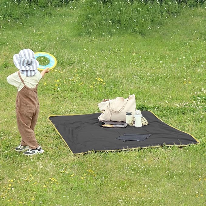 TRIWONDER Hammock Rain Fly Waterproof Tarp Camping Tent Footprint Ground Cloth Backpacking Tarp Camp Shelter Sunshade Mat for Outdoor Hiking Beach Picnic