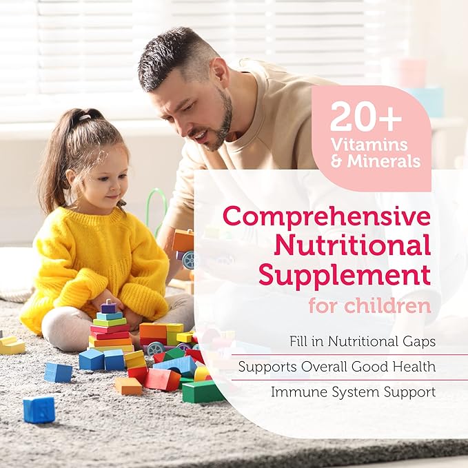 Zahler Kids Multivitamin Chewable Vitamin Tablet - Complete One Daily Kids Vitamins Supplement - Contains 20+ Minerals & Vitamins for Kids & Toddlers - Kosher Multivitamins Cherry Flavor (180)