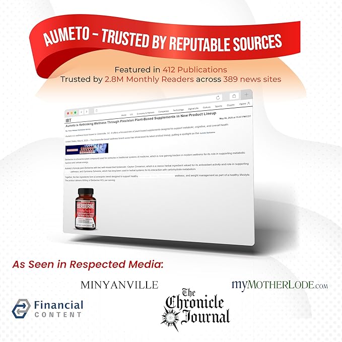 8 in 1 Berberine Supplement - Per Capsule Provides - Support Digestion, Immunity - with Ceylon Cinnamon, Milk Thistle, Turmeric, Bitter Melon