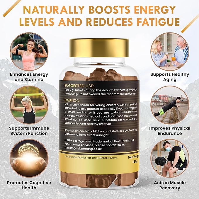 Shilajit Gummies - Shilajit for Men and Women, Himalayan Shilajit with 85+ Minerals, Energy Boosting & Immunity Support, High Strength 30000mg, Pure Shilajit Gummies - 1 Month Supply Per Bottle