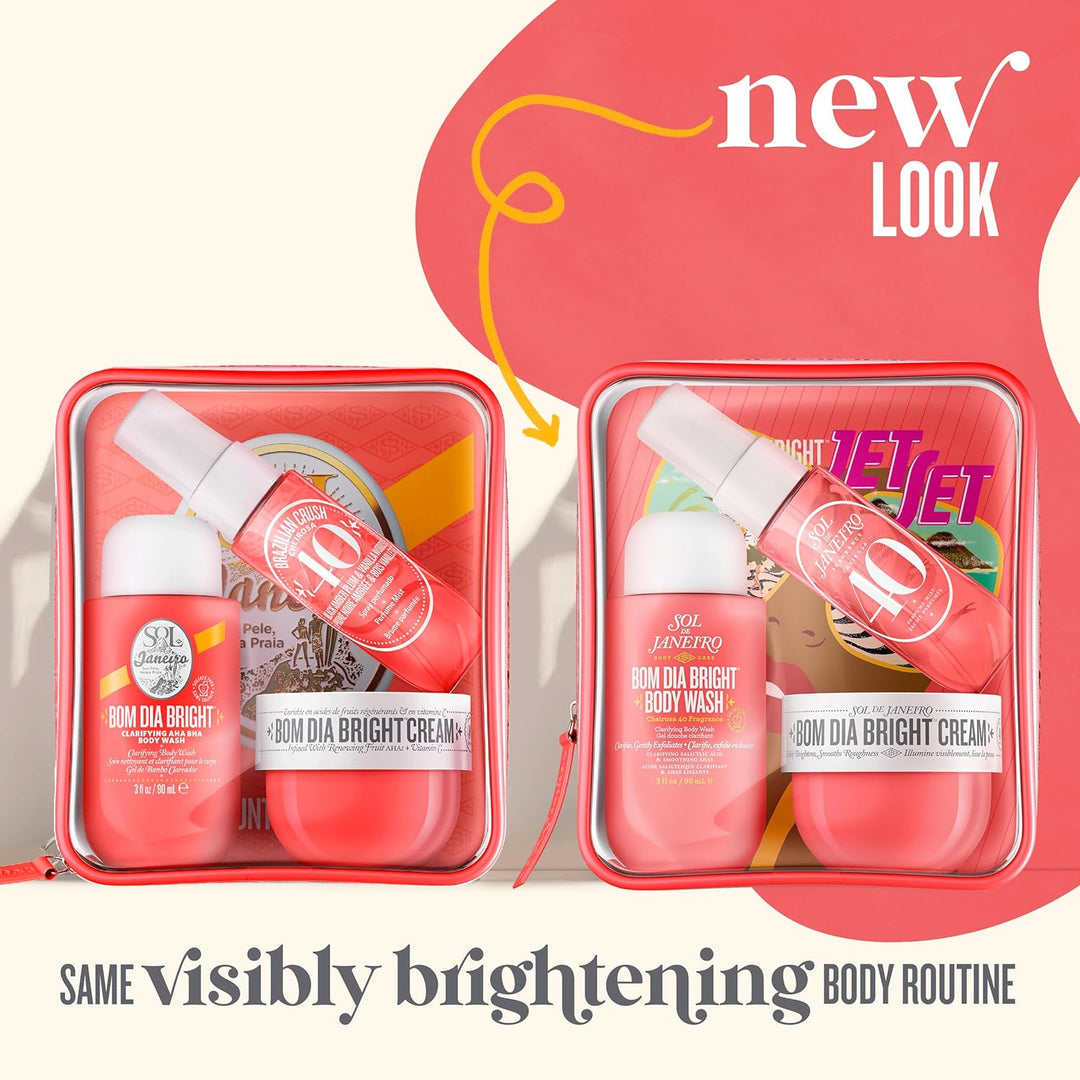 SOL DE JANEIRO Jet Set | Travel-Size Body Care Set | Tropical Fragrance