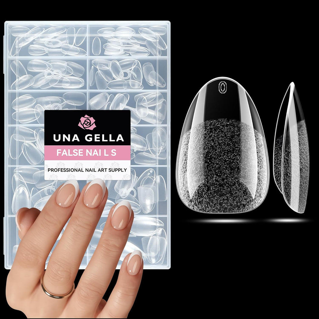 XXL Square Gel Nail Tips | 120 PCS Extra Long | No C Curve | DIY Home Use