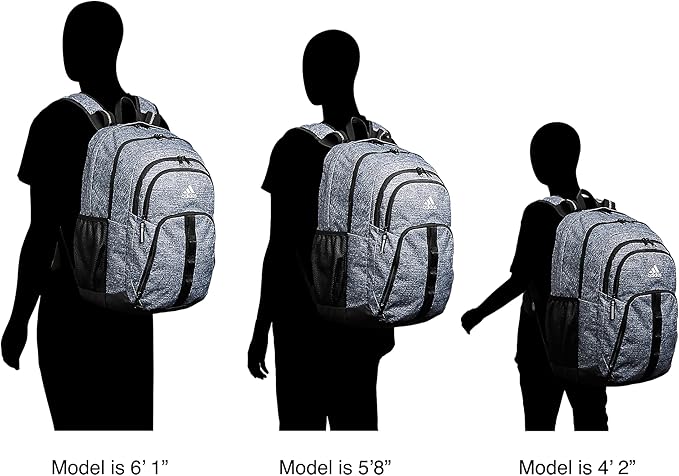 adidas Prime 6 Backpack, Two Tone White/Black, One Size