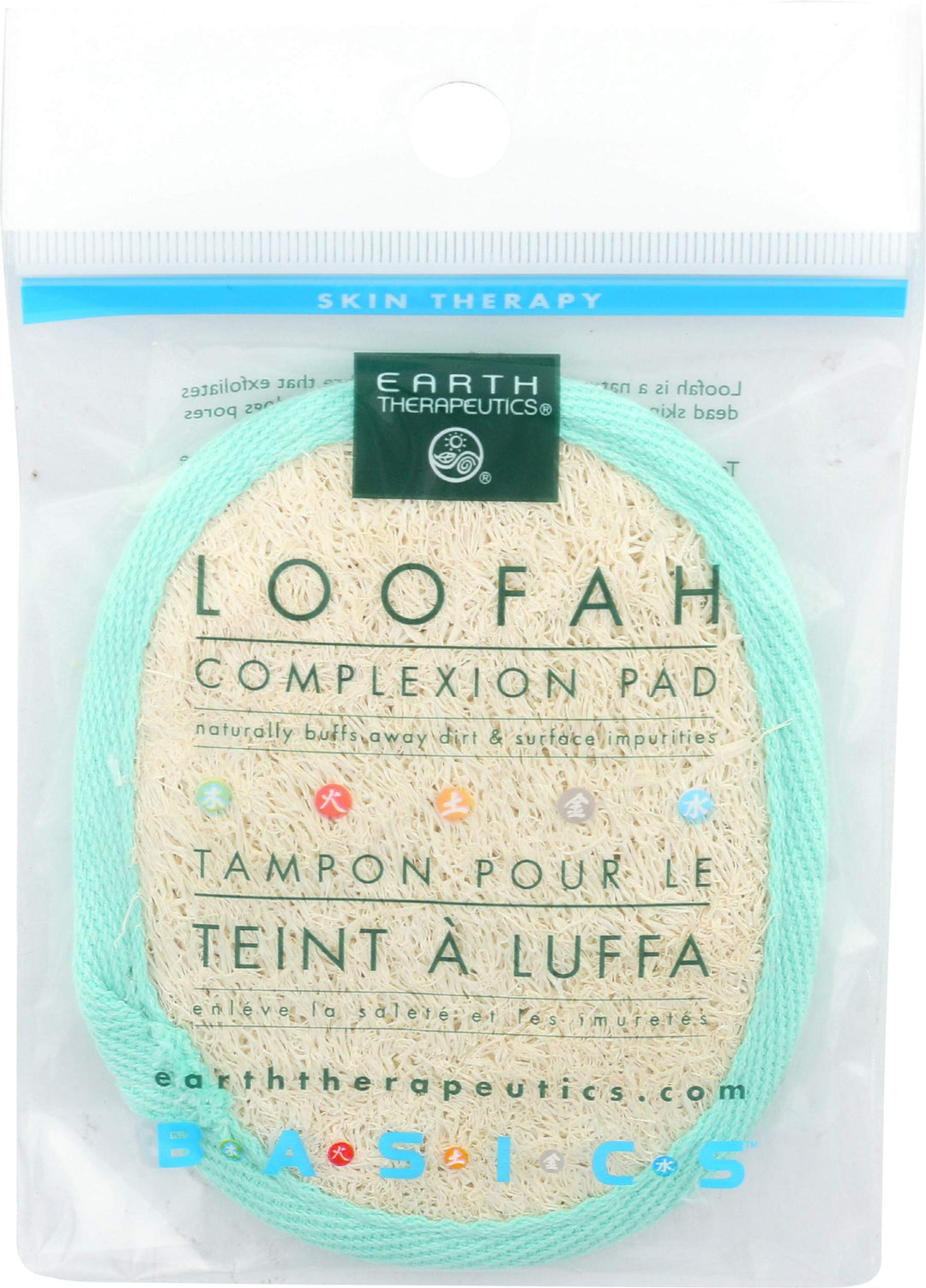 Earth Therapeutics, Facial Care Loofah Complex Pad, 1 Each