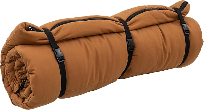 ALPS OutdoorZ Redwood -10° Sleeping Bag, Plaid Flannel Lined, Cotton Canvas