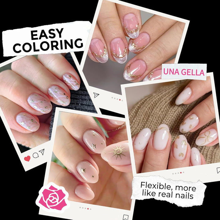 XXL Square Gel Nail Tips | 120 PCS Extra Long | No C Curve | DIY Home Use