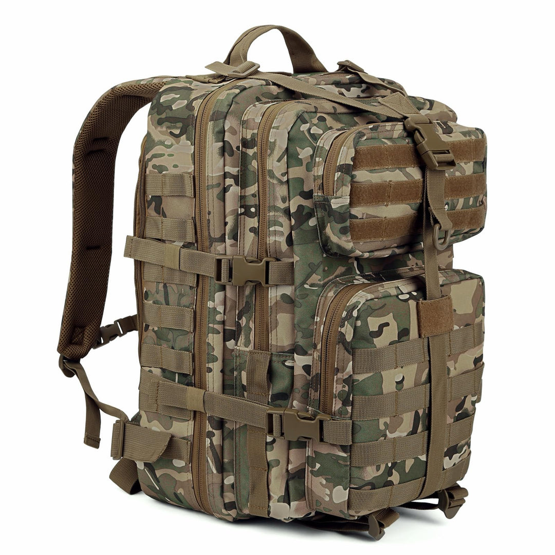 REEBOW GEAR Tactical Backpack for Men Military Tactical Bag Pack Army Molle Survival Bags Backpacks Comouflage