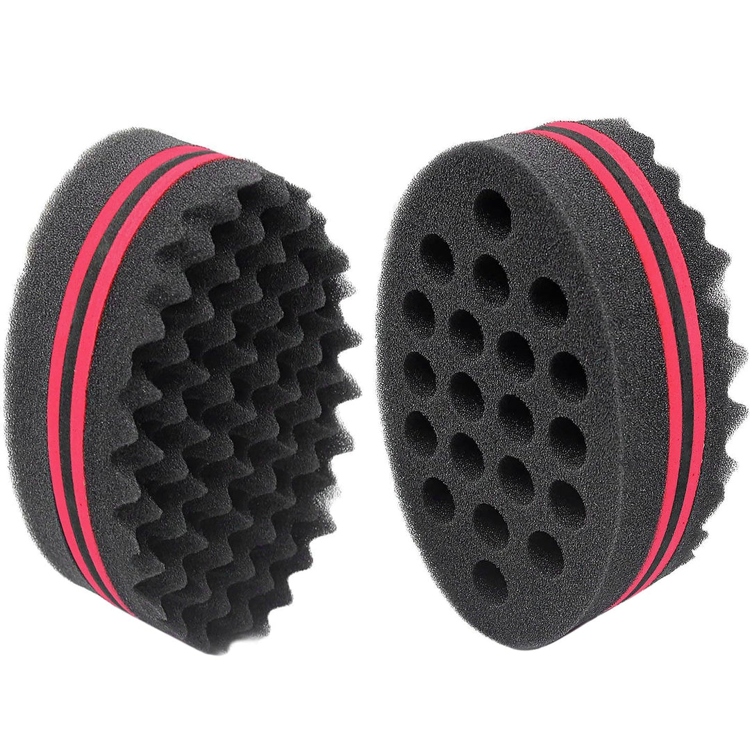 Air&Tree Magic Barber Sponge Brush For Waves, Dreadlocks, Coils, And Afro Curls - Hair Care Tool With 7 & 16 Mm Diameters (1 Pcs
