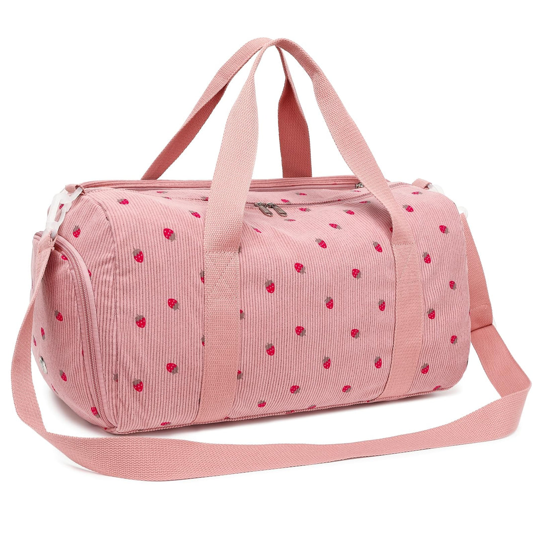 BLUBOON Duffle Bag Girls Kids Cute Gym Bag with Shoes Compartment & Wet Separation Waterproof Sports Overnight Travel Bag