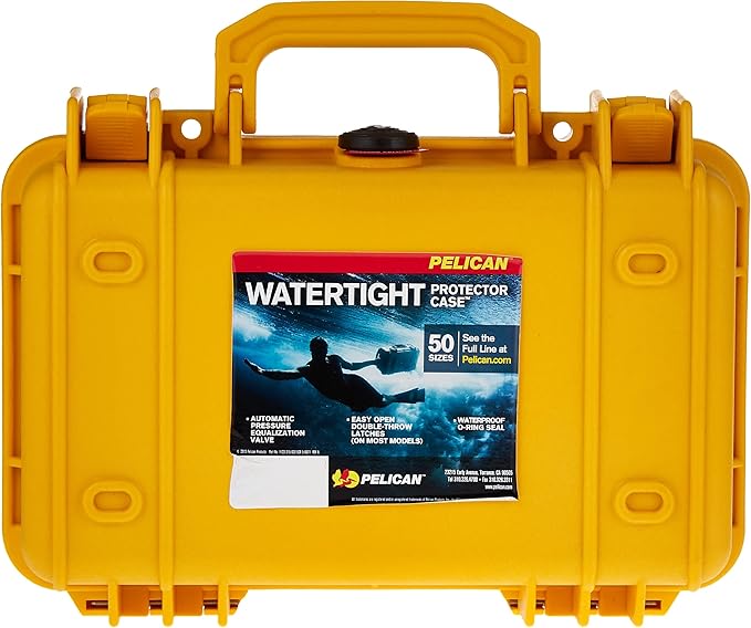 Pelican 1170 Case With Foam (Yellow)