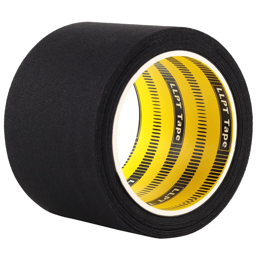 LLPT Wetsuit Repair Tape Iron On 3” x 16.5 Ft Seam Sealing Patch Waterproof for Neoprene Wetsuit Drysuit Fishing Suits Industrial Standard Carrier Material Color Black(IR3065)