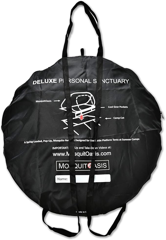 Wicked Cool MosquitOasis Deluxe Pop-Up Mosquito Net Tent for Summer Camps and Camping