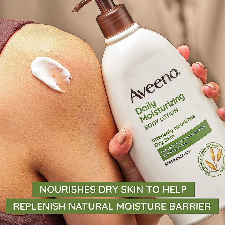 Aveeno Daily Moisturizing Lotion | 2-Pack | 20 Fl Oz Pump | Hydrating
