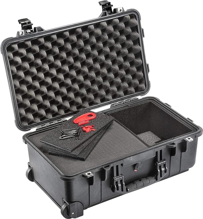 Pelican 1510 Hybrid Case - With TrekPak Dividers and Foam (Black)