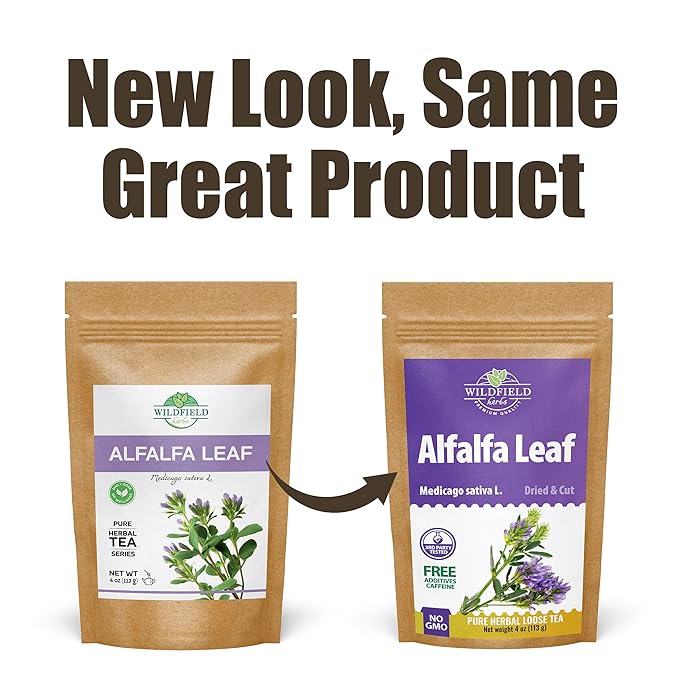 4 oz Alfalfa Leaf Alfalfa Herb Tea (Medicago Sativa) - 113g Tea Bags Herbal