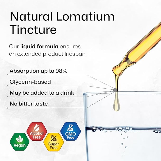 BIO KRAUTER Lomatium Tincture 2 Fl. Oz. & Cordyceps Tincture 4 Fl. Oz.