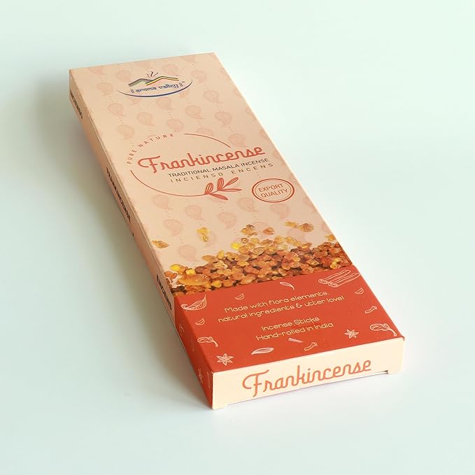 Indian Frankincense Incense Sticks - Traditional Handcrafted Masala Incense - 42 to 50 Sticks Approx.