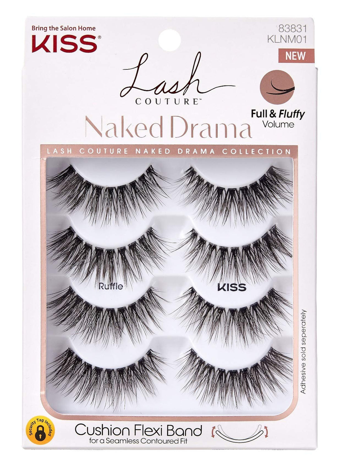 Kiss Lash Couture Naked Drama Collection Ruffle (Pack Of 2)