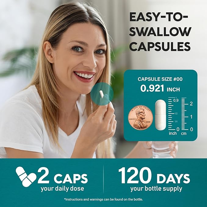 GABA L-Theanine 900 mg - Made in USA - Magnesium | Vitamin B6 - Calm, Sleep, Relaxation & Mood Support - 750 mg Gamma AminoButyric Acid, 150 mg L-Theanine - Non-Habit Forming, Vegan - 240 Capsules