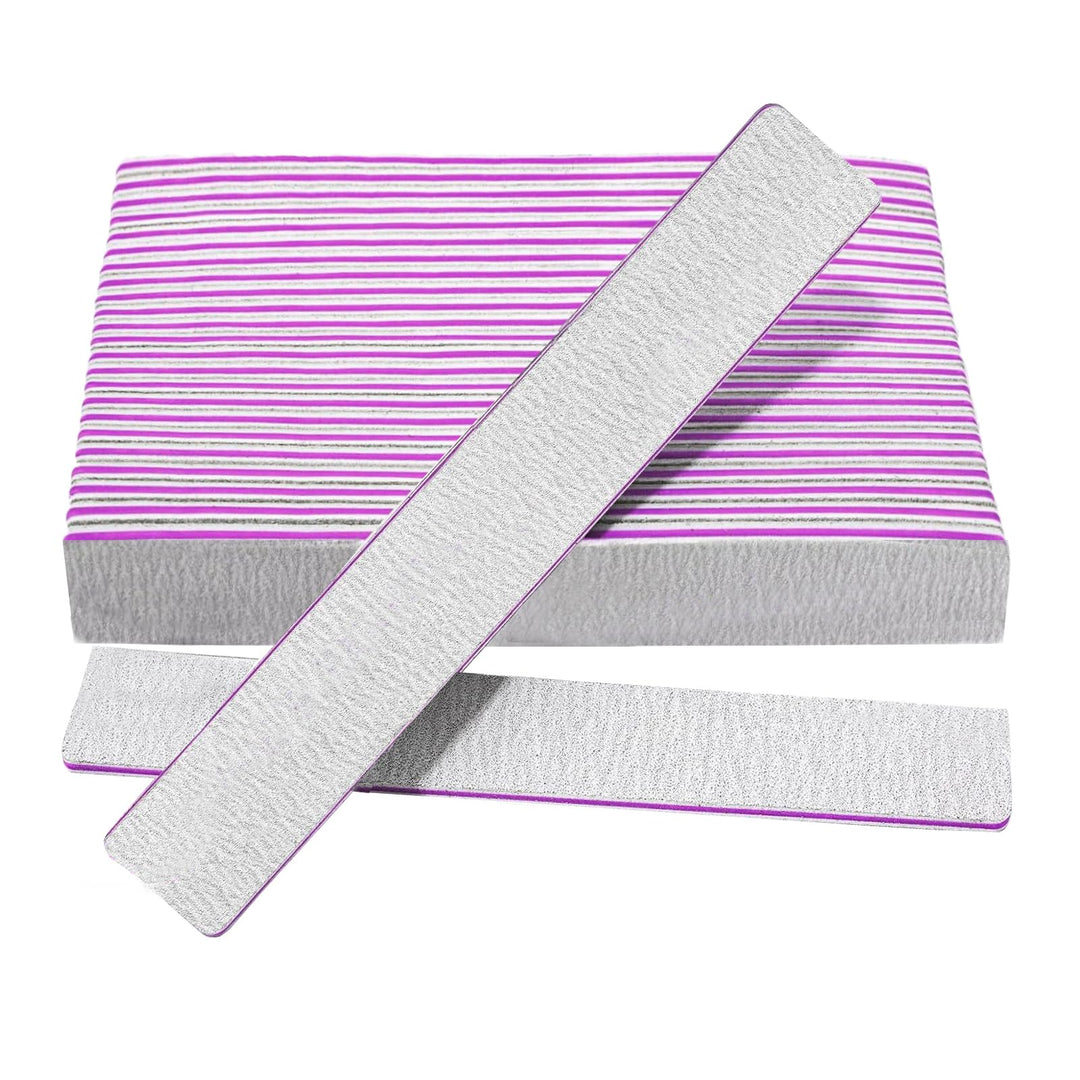 27Pcs Emery Board Nail File,80/80 Grit Finger Nail Files For Acrylic And Gel Nails