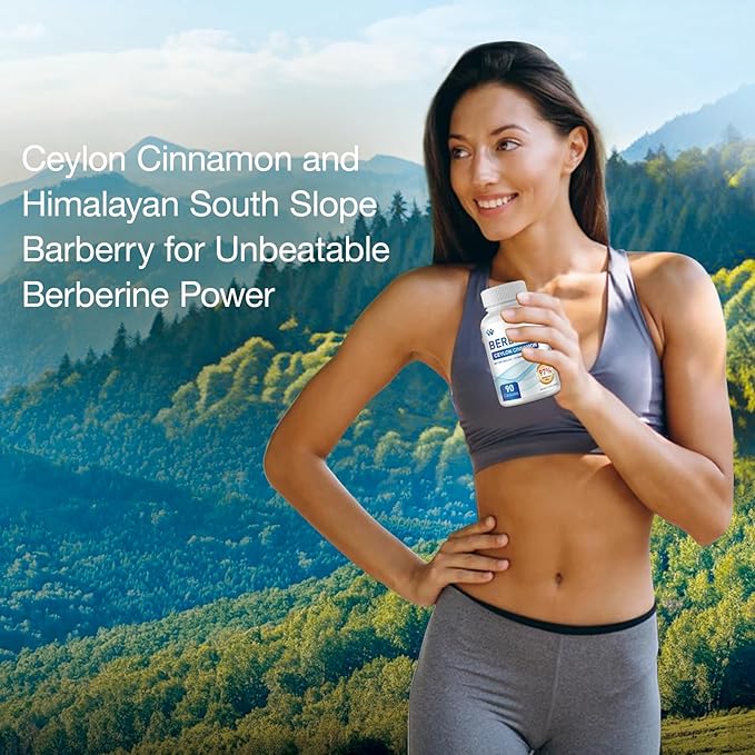 Berberine Supplement, 1500mg 540 Capsules,6 Pack CLJ07201