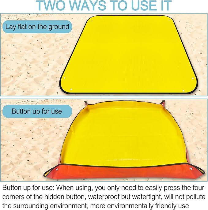 39.5" Camp Shower Tent Bottom Mat, Non Slip Changing Tent Bottom Pad, Removable Outdoor Shower Tent Floor Mat, Portable Pop up Privacy Tent Damp Pad, Prevent Dirtying & Protect Feet, Only Cushion