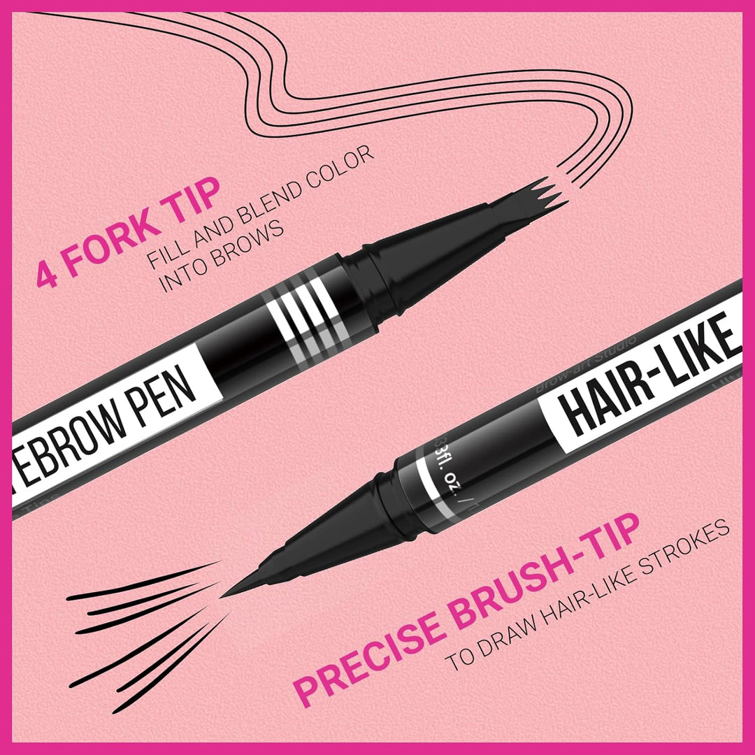 iMethod Microblading Eyebrow Pen | 2-in-1 Dark Brown Eyebrow Pencil for Women