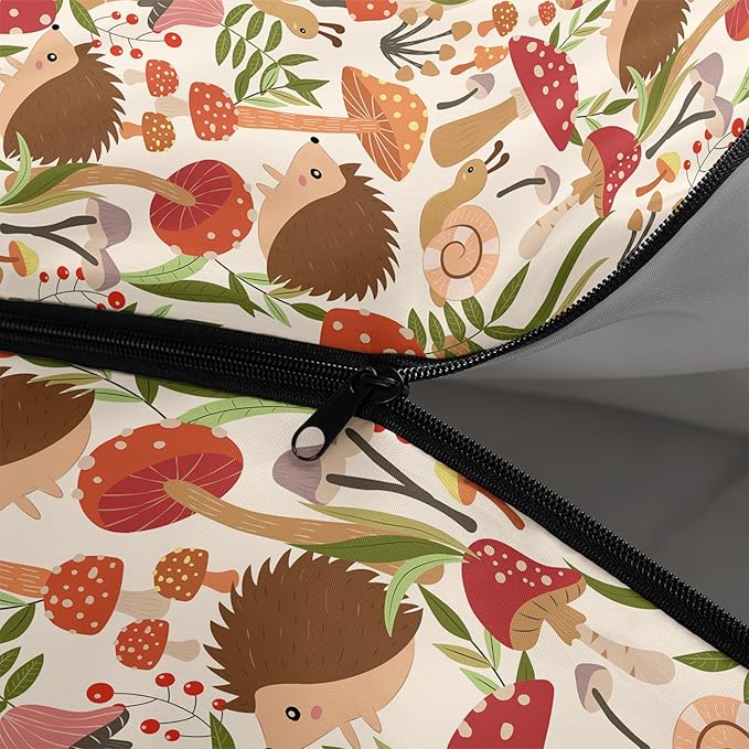 AILONEN Kids Floral Cat Camping Sleeping Bags,Lightweight & Waterproof,3 Season Warm & Cool Weather,Kawaii Kitten Sleeping Bags for Girls Adults,Travelling,Outdoors