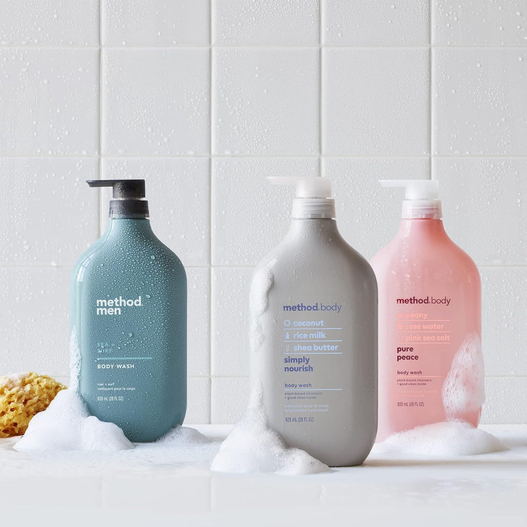 Method Body Wash – Pure Peace | Biodegradable & Paraben-Free | 28 Oz