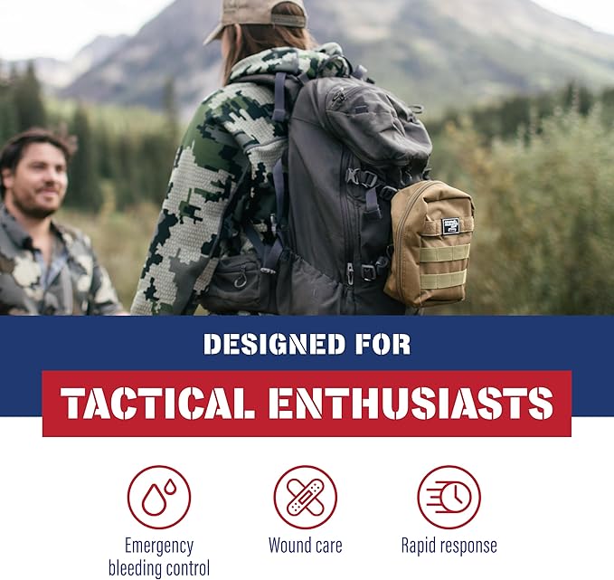 Adventure Medical Molle Bag Trauma Kit 2.0 (Khaki Bag)