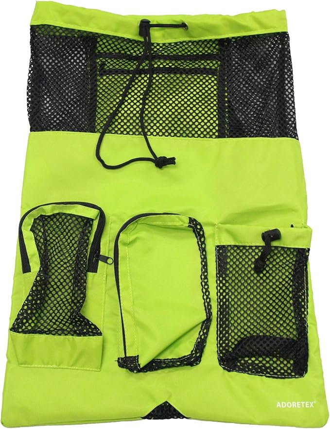 Adoretex Quick Dry Mesh Equipment Sport Drawstring Gym Swim Bag