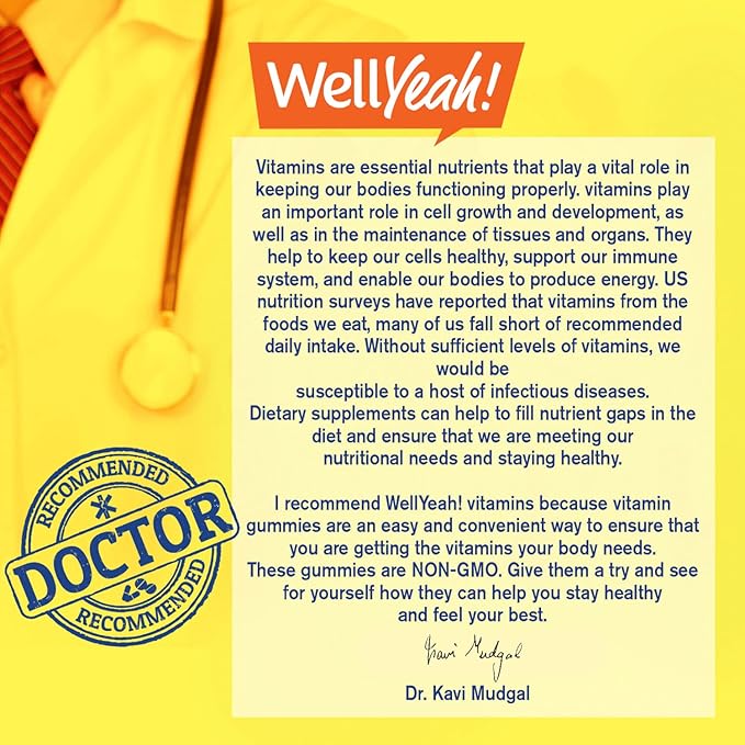 Magnesium Citrate 250mg + Vitamin B12 1000mcg, Gummies Bundle - Great Tasting, Vitamin Supplement, Gluten Free, GMO Free, Chewable Gummy