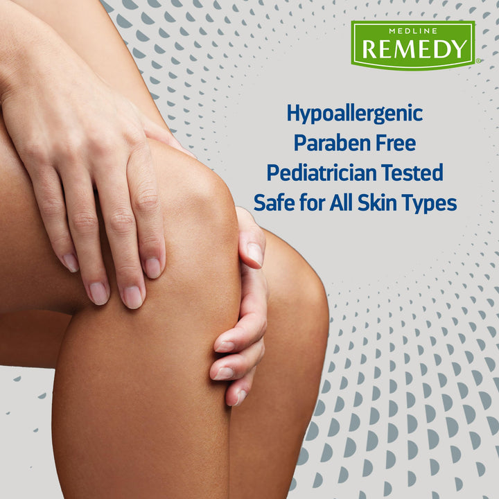 Medline Remedy Specialized Silicone Cream, Unscented (4 fl oz), Gentle Breathable Film for All Ages, Paraben-free and Hypoallergenic Skin Care, Barrier for Dry Cracked Skin