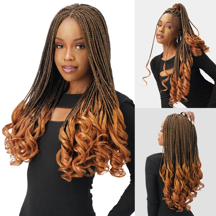 Royal Zury Crochet Braids Hand Made French Curl Braid 6X (FS 1B/30)