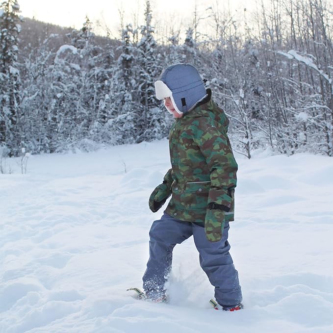 JAN & JUL Waterproof Fleece Lined Snow and Rain Pants for Toddlers and Kids