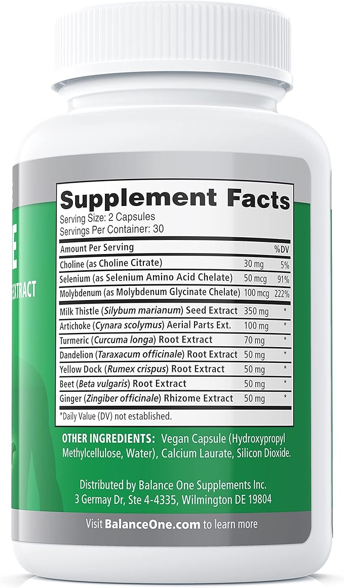 Balance ONE 2 Month Kit | Probiotic, CandAssist, Liver One | 15 Billion CFU Probiotic | Natural Cleanse with Caprylic Acid | Liver Support with Milk Thistle