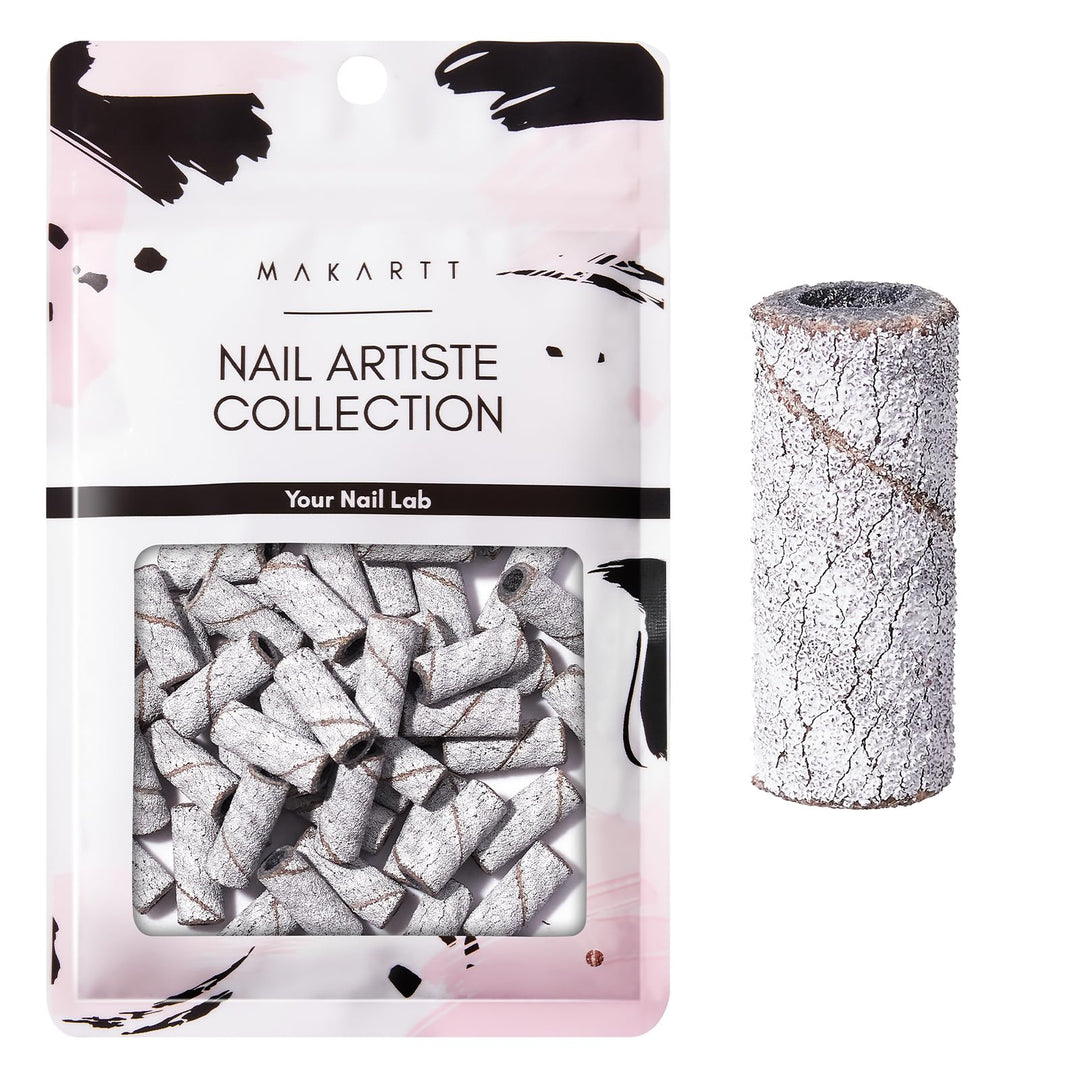 Makartt Sanding Bands For Nail Drill:100 Pcs Small Nail Sanding Files With 2025 Upgrade Design 3.1Mm Mandrel Bits,180 Medium Gri