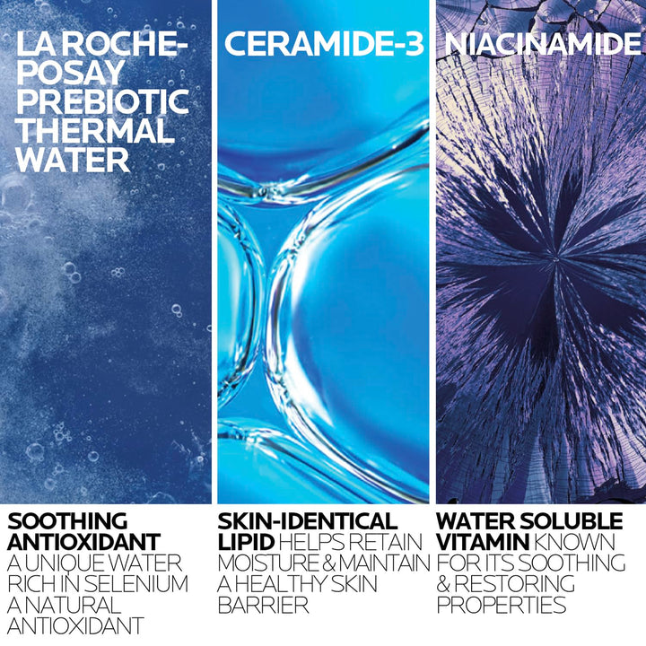La Roche-Posay Toleriane Hydrating Face Cleanser | Niacinamide & Ceramides | Fragrance-Free, For Sensitive Skin