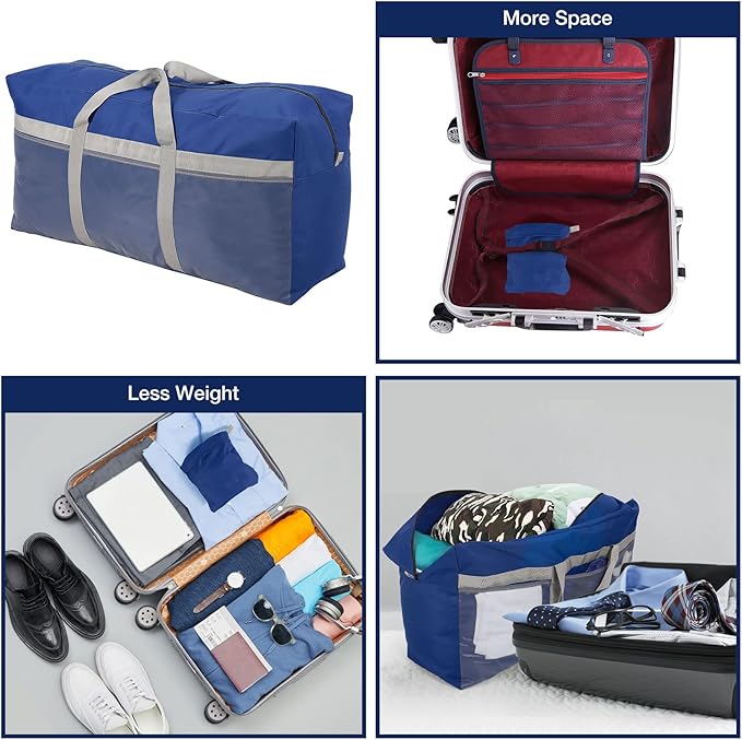 REDCAMP Foldable Travel Bag, Large Sports Bag, 75L/96L/100L, Lightweight Waterproof Tote Bag