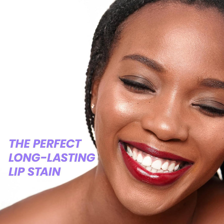 Wonderskin Wonder Blading Lip Stain Masque | Waterproof Pink Tint, Matte Finish