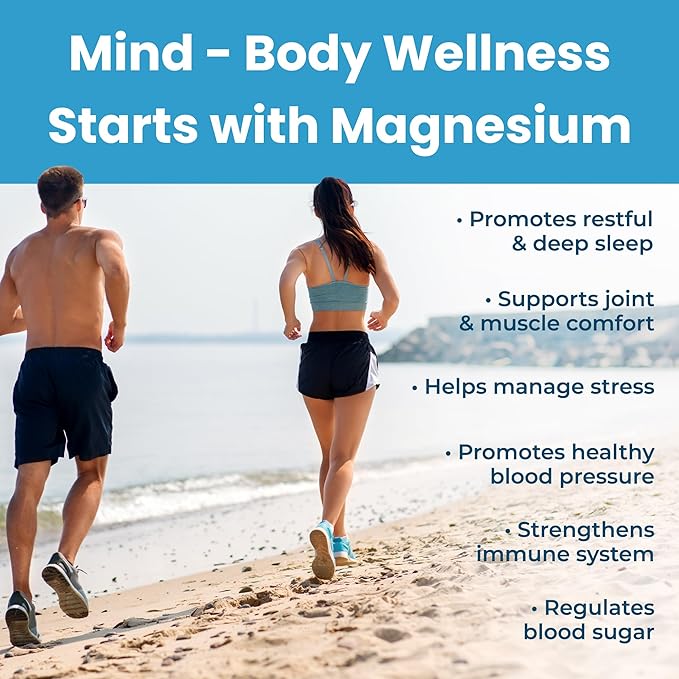 Magnesium Complex Supplement - Magnesium Supplements with Glycinate, Citrate, Malate & Oxide - Magnesium Tablets for Digestion, Sleep, Heart Health, & Energy - Magnesium Vitamins 120 Counts